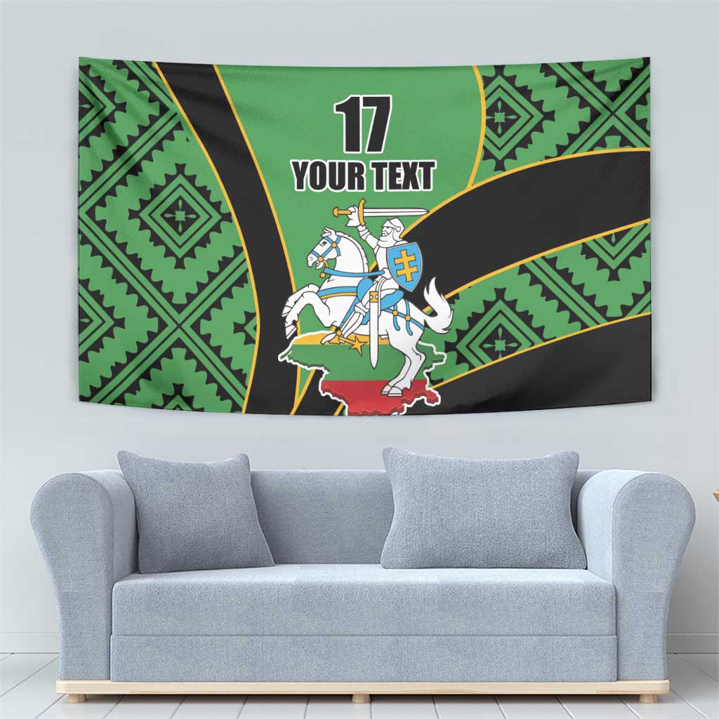 Republic of Lithuana Rugby Tapestry Sporty Style