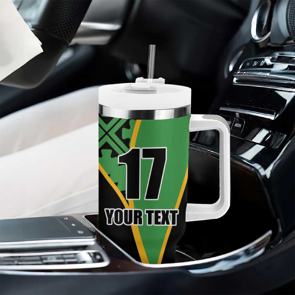 Republic of Lithuana Rugby Tumbler With Handle Sporty Style