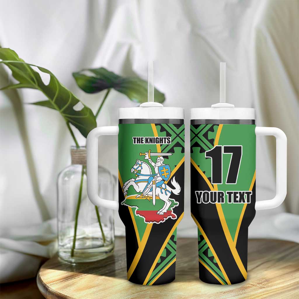 Republic of Lithuana Rugby Tumbler With Handle Sporty Style