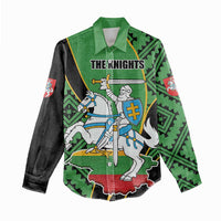 Republic of Lithuana Rugby Women Casual Shirt Sporty Style LT17 - Wonder Print Shop