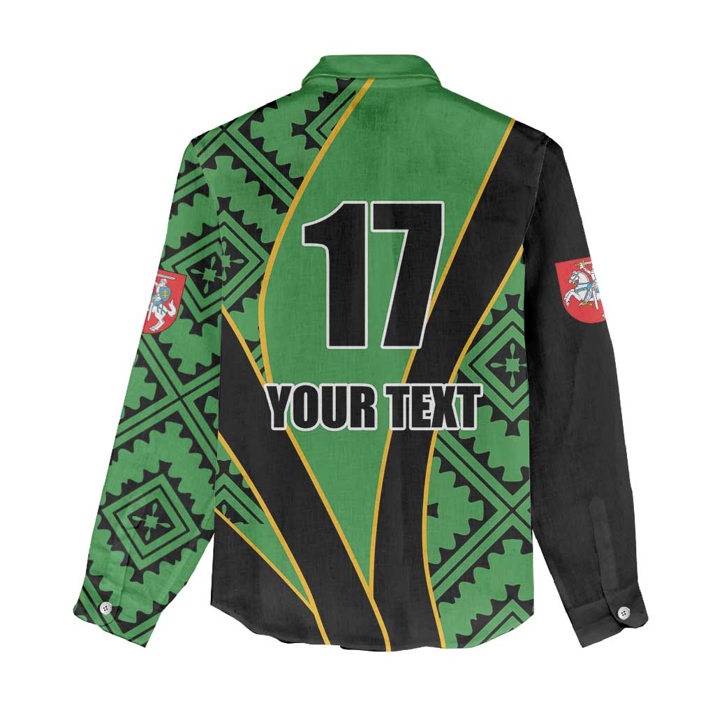 Republic of Lithuana Rugby Women Casual Shirt Sporty Style LT17 - Wonder Print Shop