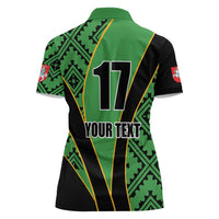 Republic of Lithuana Rugby Women Polo Shirt Sporty Style LT17 - Wonder Print Shop
