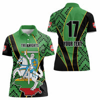 Republic of Lithuana Rugby Women Polo Shirt Sporty Style LT17 - Wonder Print Shop
