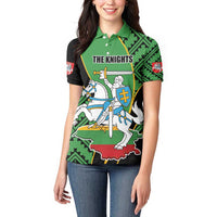 Republic of Lithuana Rugby Women Polo Shirt Sporty Style LT17 - Wonder Print Shop