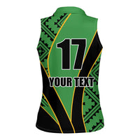 Republic of Lithuana Rugby Women Sleeveless Polo Shirt Sporty Style LT17 - Wonder Print Shop