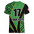 Republic of Lithuana Rugby Women V-Neck T-Shirt Sporty Style LT17 - Wonder Print Shop