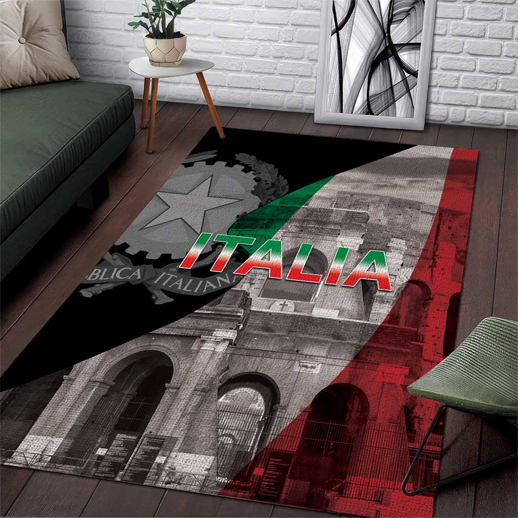 Italian Republic The Pantheon Area Rug Emblema della Repubblica Italiana