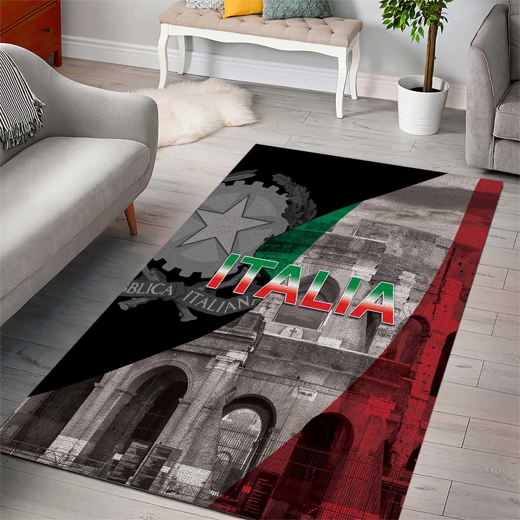 Italian Republic The Pantheon Area Rug Emblema della Repubblica Italiana