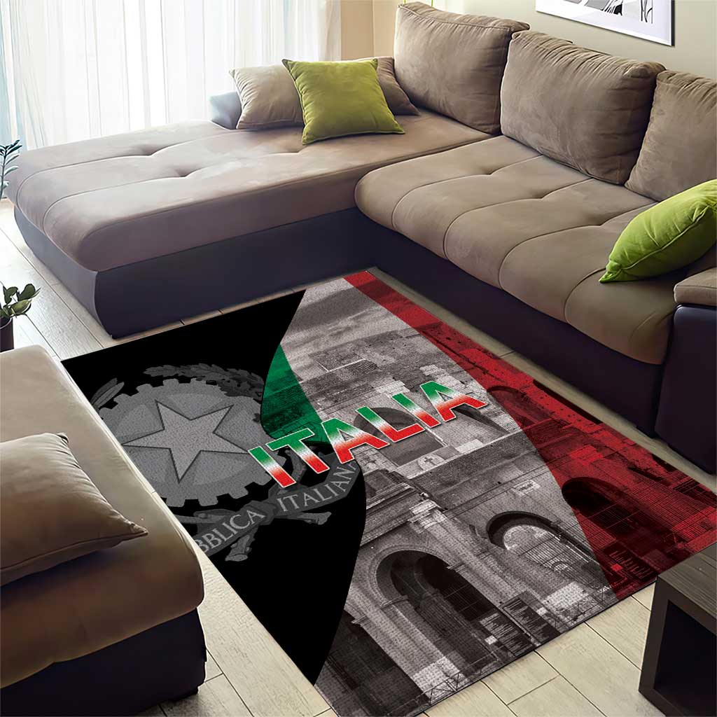 Italian Republic The Pantheon Area Rug Emblema della Repubblica Italiana
