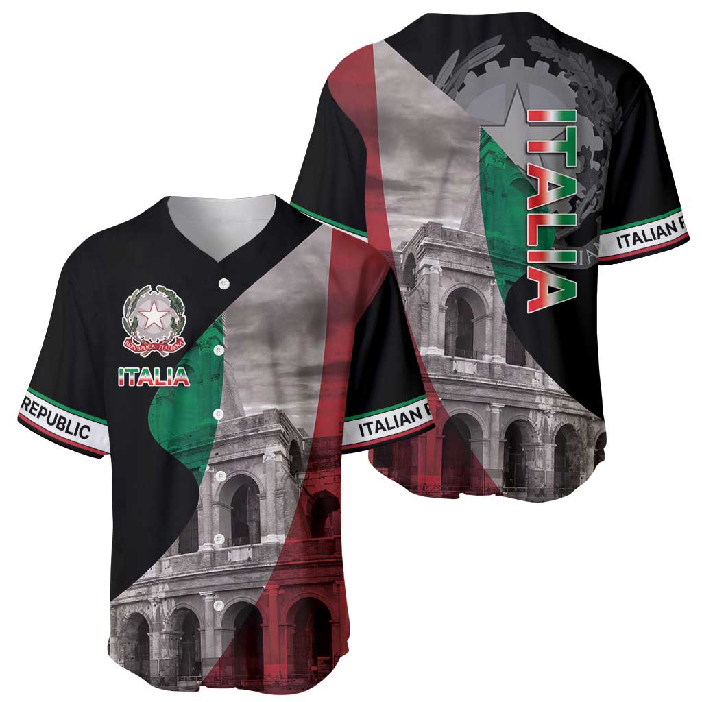 Italian Republic The Pantheon Baseball Jersey Emblema della Repubblica Italiana