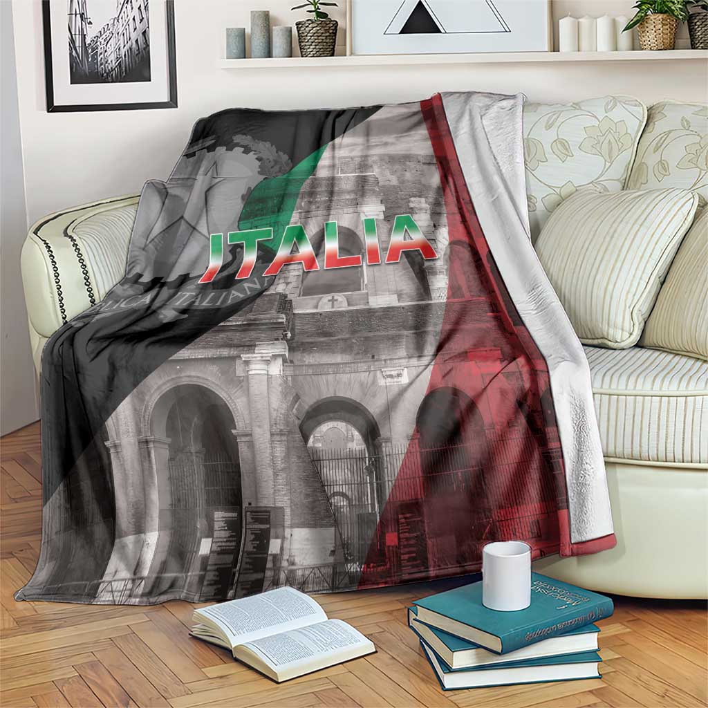 Italian Republic The Pantheon Blanket Emblema della Repubblica Italiana