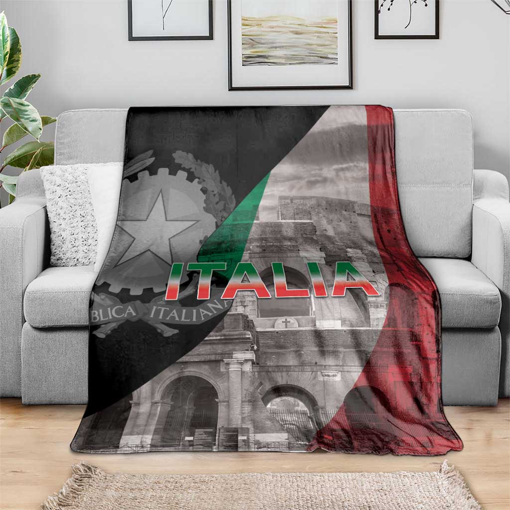 Italian Republic The Pantheon Blanket Emblema della Repubblica Italiana