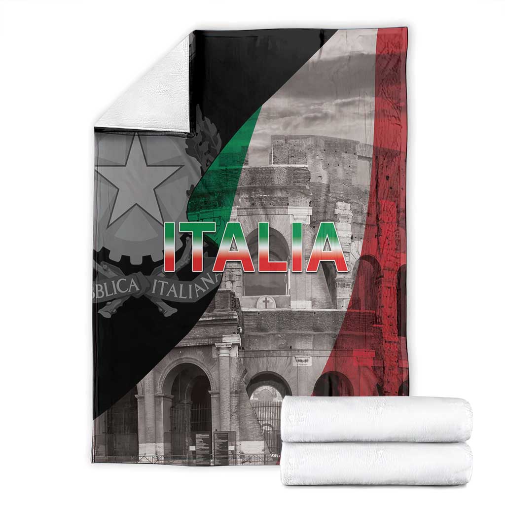 Italian Republic The Pantheon Blanket Emblema della Repubblica Italiana