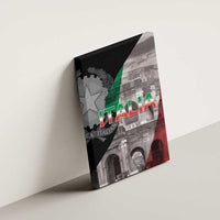 Italian Republic The Pantheon Canvas Wall Art Emblema della Repubblica Italiana