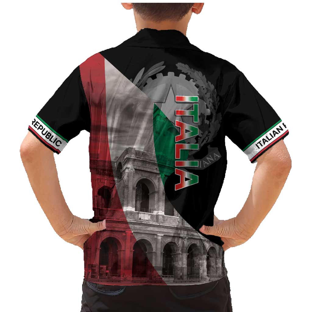 Italian Republic The Pantheon Family Matching Mermaid Dress and Hawaiian Shirt Emblema della Repubblica Italiana