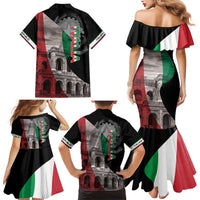 Italian Republic The Pantheon Family Matching Mermaid Dress and Hawaiian Shirt Emblema della Repubblica Italiana