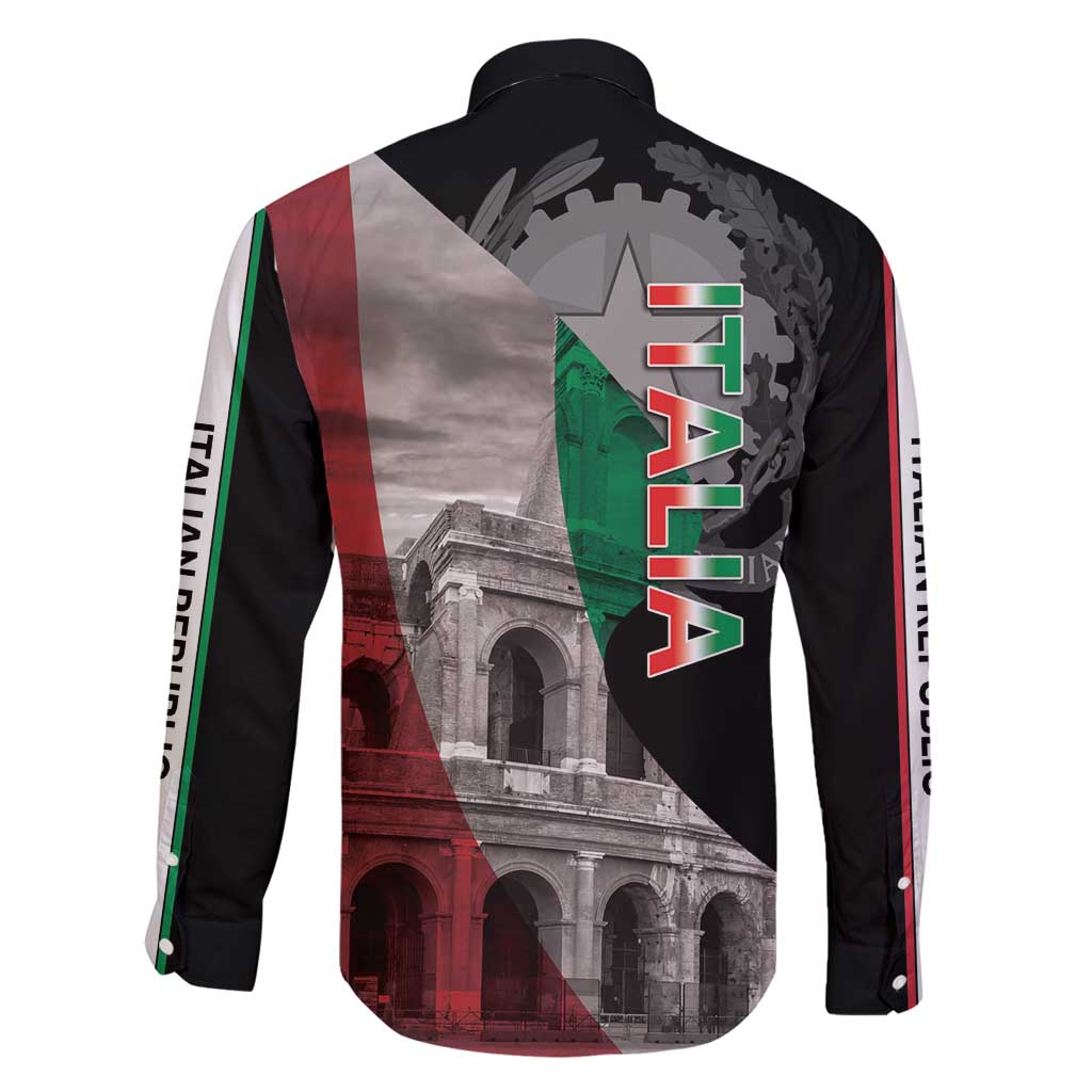 Italian Republic The Pantheon Family Matching Summer Maxi Dress and Hawaiian Shirt Emblema della Repubblica Italiana