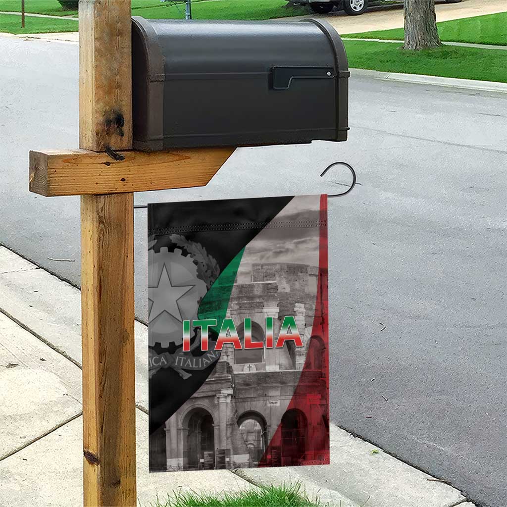 Italian Republic The Pantheon Garden Flag Emblema della Repubblica Italiana