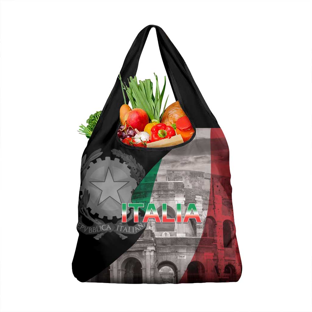 Italian Republic The Pantheon Grocery Bag Emblema della Repubblica Italiana