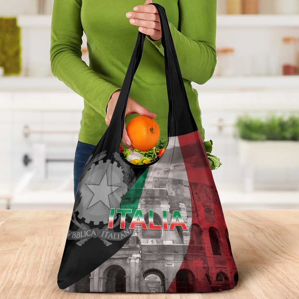 Italian Republic The Pantheon Grocery Bag Emblema della Repubblica Italiana