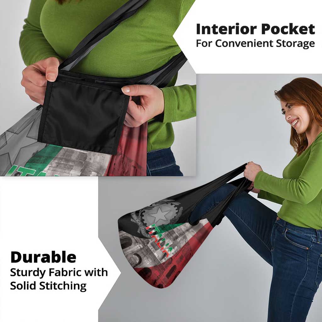 Italian Republic The Pantheon Grocery Bag Emblema della Repubblica Italiana