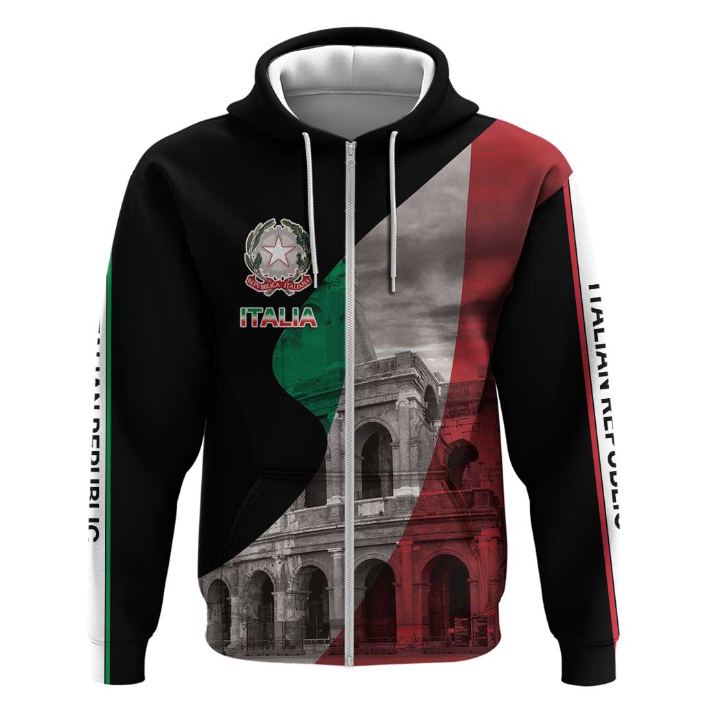 Italian Republic The Pantheon Hoodie Emblema della Repubblica Italiana