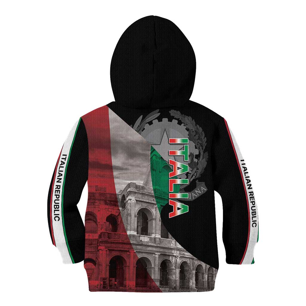 Italian Republic The Pantheon Kid Hoodie Emblema della Repubblica Italiana