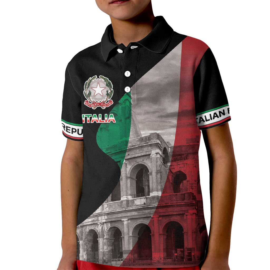 Italian Republic The Pantheon Kid Polo Shirt Emblema della Repubblica Italiana