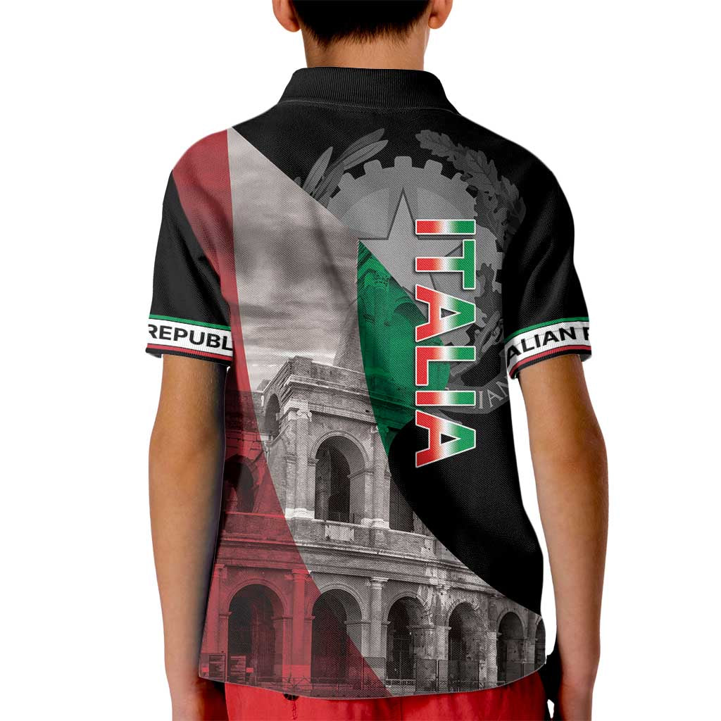 Italian Republic The Pantheon Kid Polo Shirt Emblema della Repubblica Italiana