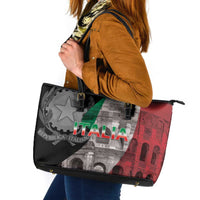 Italian Republic The Pantheon Leather Tote Bag Emblema della Repubblica Italiana