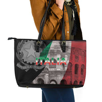Italian Republic The Pantheon Leather Tote Bag Emblema della Repubblica Italiana