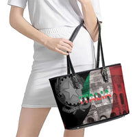 Italian Republic The Pantheon Leather Tote Bag Emblema della Repubblica Italiana