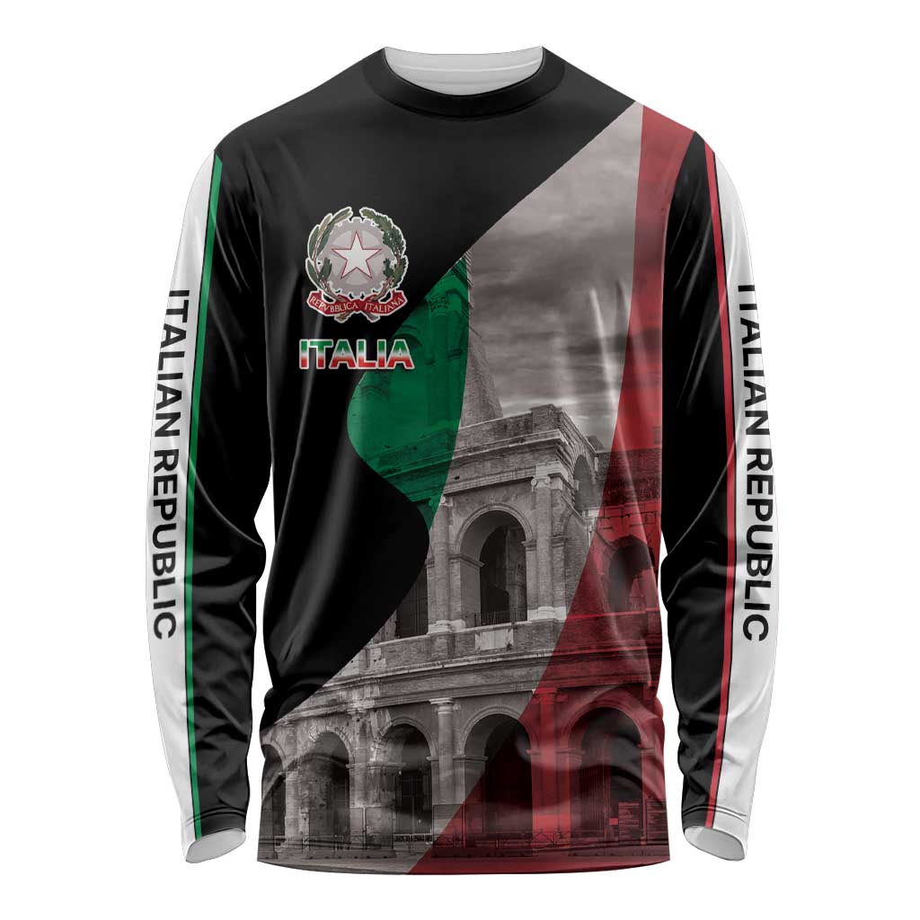 Italian Republic The Pantheon Long Sleeve Shirt Emblema della Repubblica Italiana