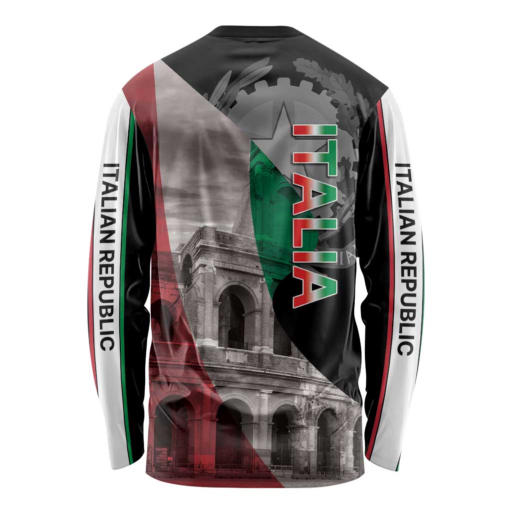 Italian Republic The Pantheon Long Sleeve Shirt Emblema della Repubblica Italiana