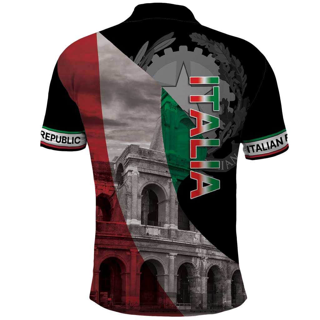 Italian Republic The Pantheon Polo Shirt Emblema della Repubblica Italiana