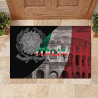 Italian Republic The Pantheon Rubber Doormat Emblema della Repubblica Italiana
