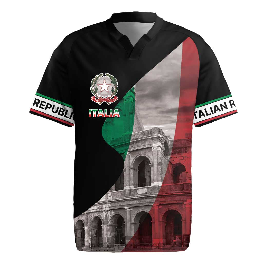 Italian Republic The Pantheon Rugby Jersey Emblema della Repubblica Italiana