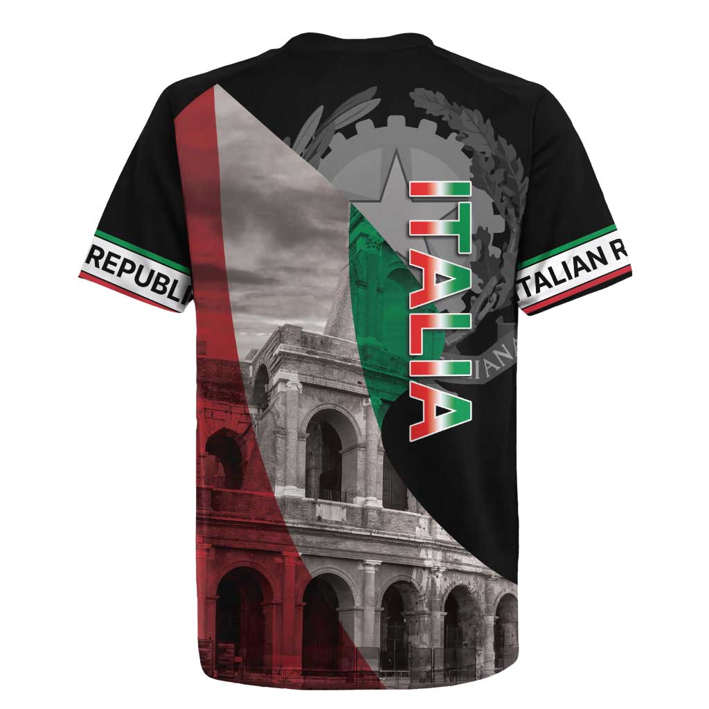 Italian Republic The Pantheon Rugby Jersey Emblema della Repubblica Italiana