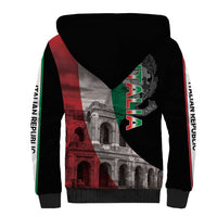 Italian Republic The Pantheon Sherpa Hoodie Emblema della Repubblica Italiana