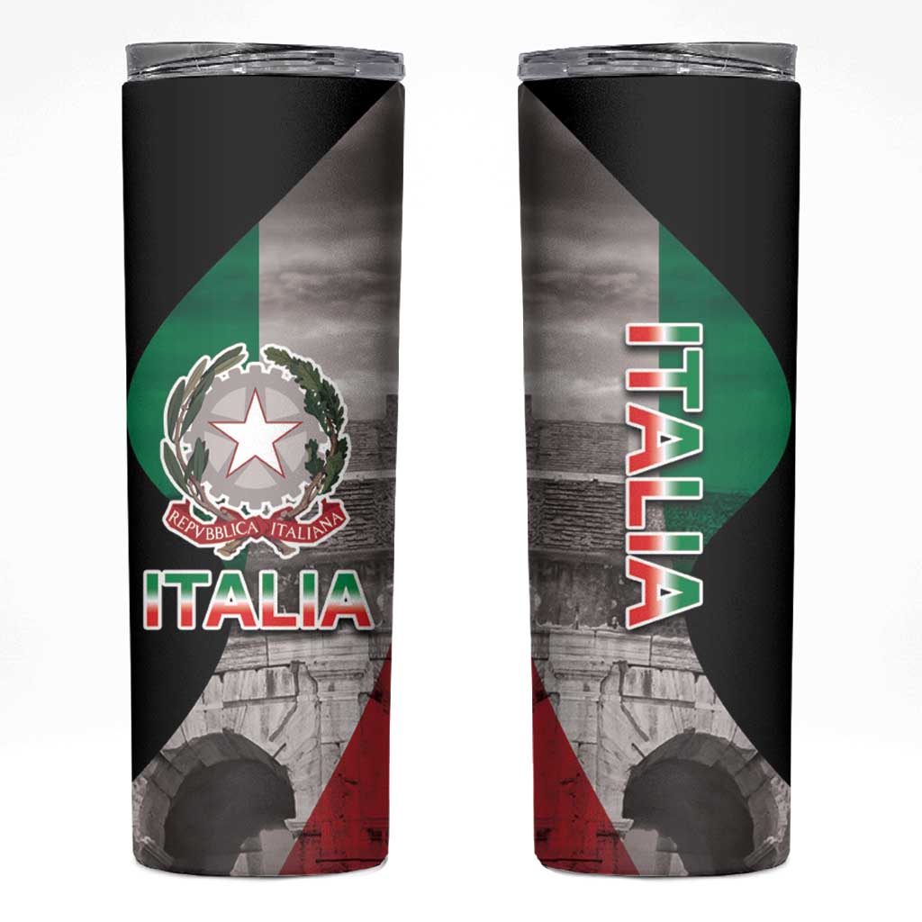 Italian Republic The Pantheon Skinny Tumbler Emblema della Repubblica Italiana