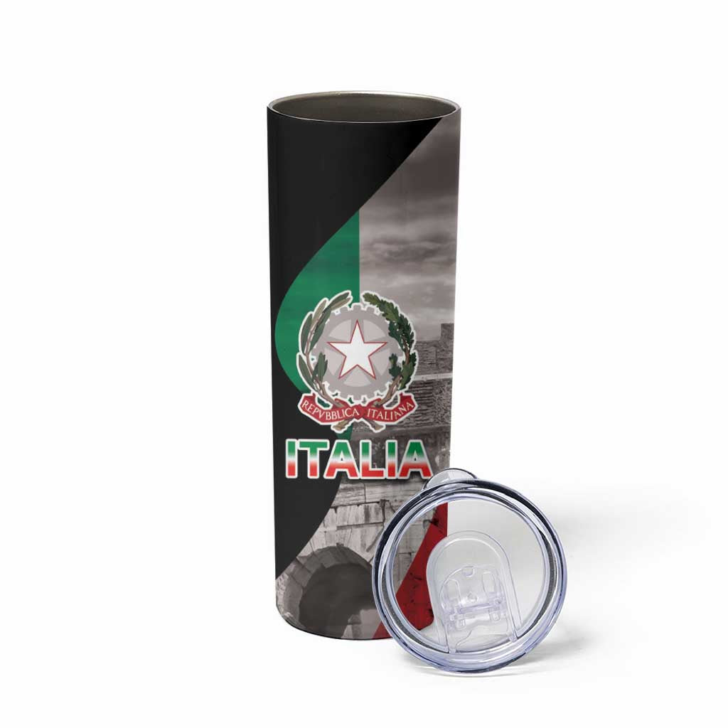 Italian Republic The Pantheon Skinny Tumbler Emblema della Repubblica Italiana