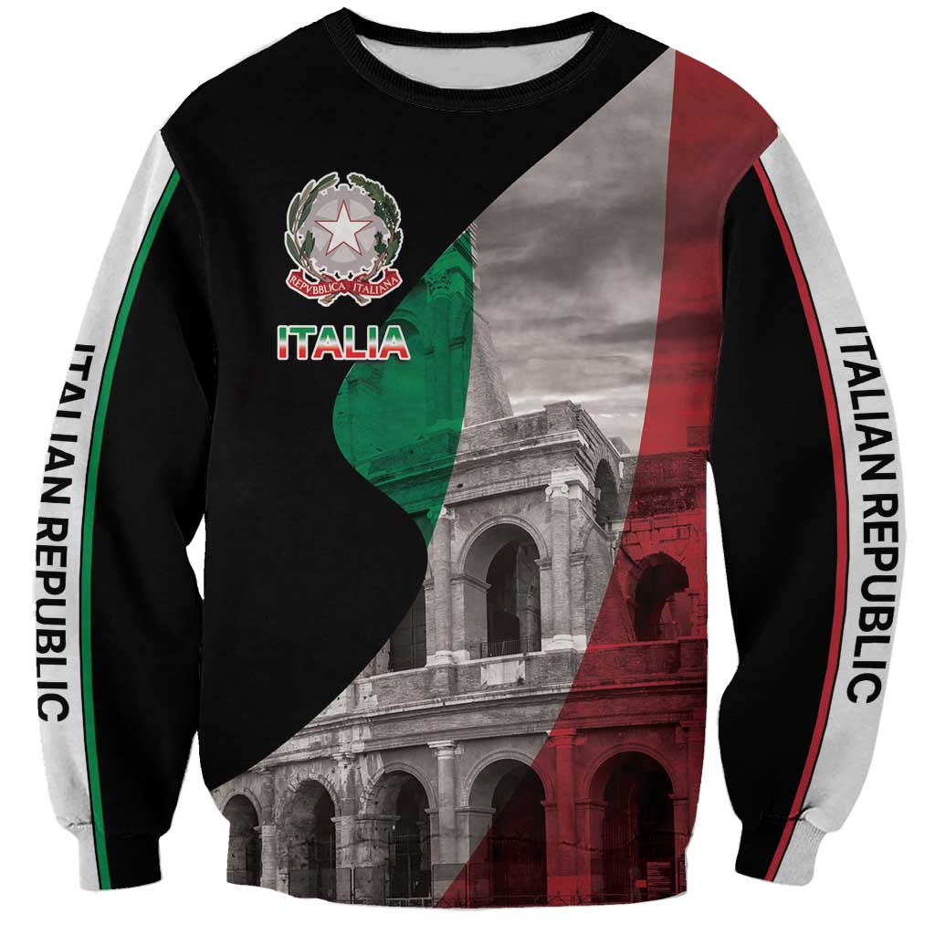 Italian Republic The Pantheon Sweatshirt Emblema della Repubblica Italiana