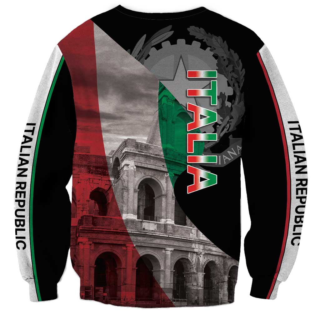 Italian Republic The Pantheon Sweatshirt Emblema della Repubblica Italiana