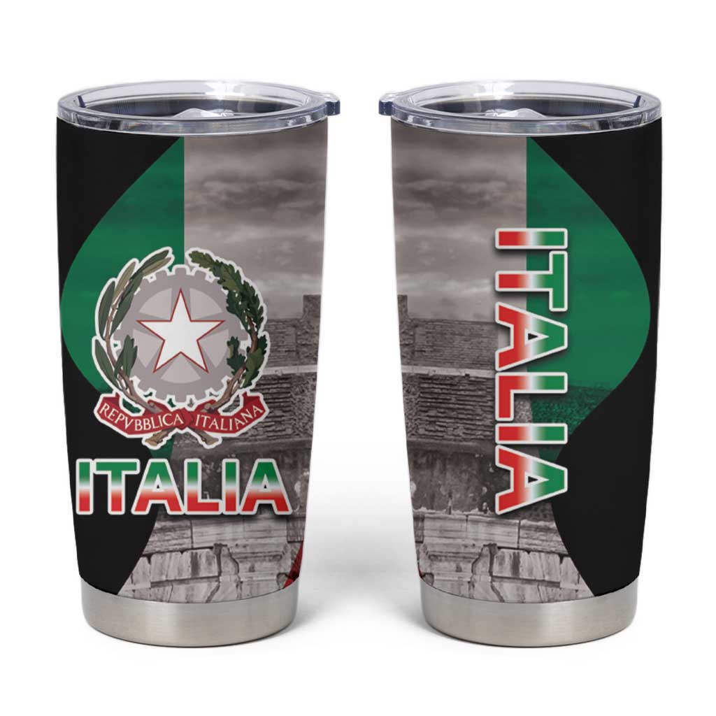 Italian Republic The Pantheon Tumbler Cup Emblema della Repubblica Italiana