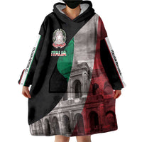 Italian Republic The Pantheon Wearable Blanket Hoodie Emblema della Repubblica Italiana LT17 - Wonder Print Shop