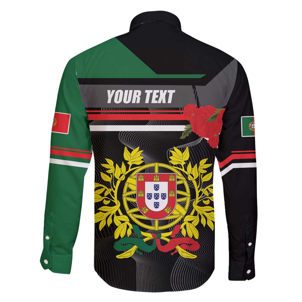 Personalized Portugal Coat of Arms with Carnation Family Matching Puletasi and Hawaiian Shirt Portuguese Bandeira Verde-Rubra