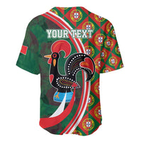 Personalized Portugal Rooster of Barcelos Baseball Jersey Portuguese Flag