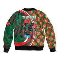 Personalized Portugal Rooster of Barcelos Bomber Jacket Portuguese Flag
