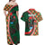 Personalized Portugal Rooster of Barcelos Couples Matching Off Shoulder Maxi Dress and Hawaiian Shirt Portuguese Flag
