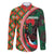 Personalized Portugal Rooster of Barcelos Family Matching Off Shoulder Maxi Dress and Hawaiian Shirt Portuguese Flag